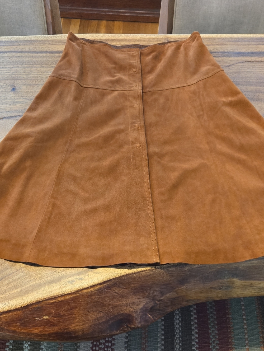 Theory Leather Skirt
